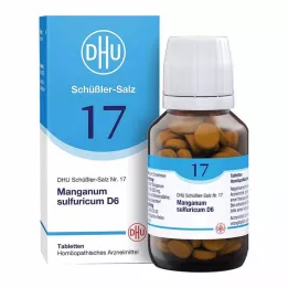 BIOCHEMIE DHU 17 Manganum sulfuricum D 6 tablečių, 200 vnt