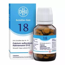 BIOCHEMIE DHU 18 Calcium sulfuratum D 12 tablečių, 200 vnt