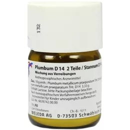 PLUMBUM D14 2 dalys / STANNUM D14 1 dalis tritūros, 50 g