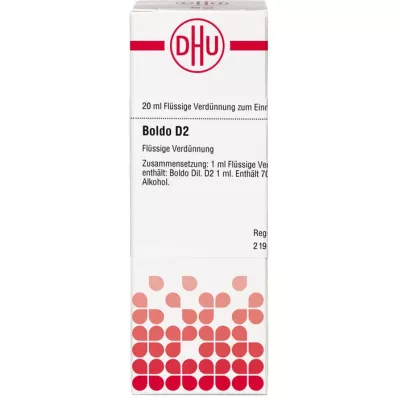 BOLDO D 2 praskiedimas, 20 ml BOLDO D 2 praskiedimas, 20 ml