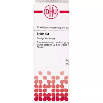 BOLDO D 3 skiedimas, 20 ml