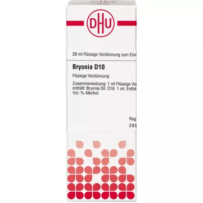 BRYONIA D 10 skiedimas, 20 ml