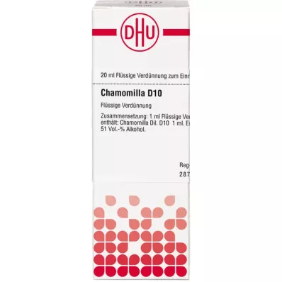 CHAMOMILLA D 10 skiedimas, 20 ml