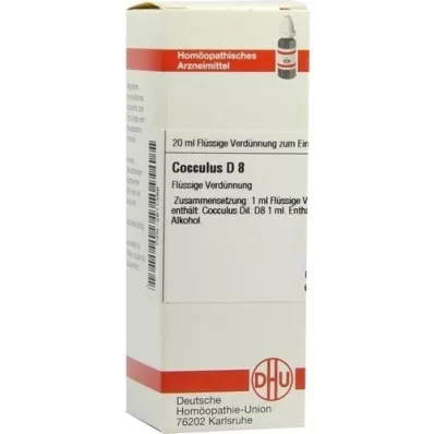 COCCULUS D 8 Skiedimas, 20 ml