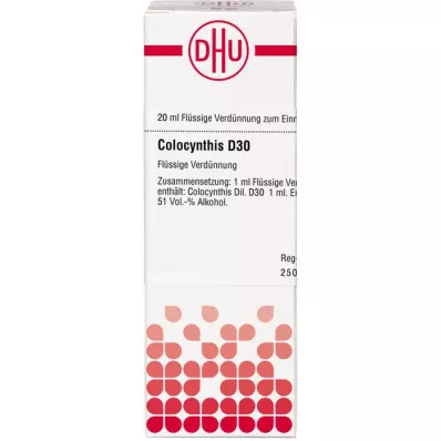 COLOCYNTHIS D 30 Skiedimas, 20 ml COLOCYNTHIS D 30 Skiedimas, 20 ml
