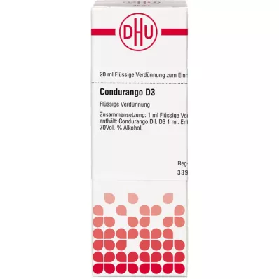 CONDURANGO D 3 skiedimas, 20 ml