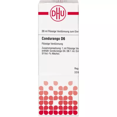 CONDURANGO D 6 Skiedimas, 20 ml CONDURANGO D 6 Skiedimas, 20 ml
