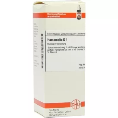 HAMAMELIS D 1 skiedimas, 50 ml