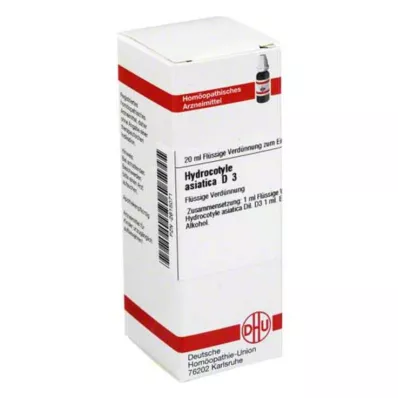 HYDROCOTYLE asiatica D 3 skiedimas, 20 ml