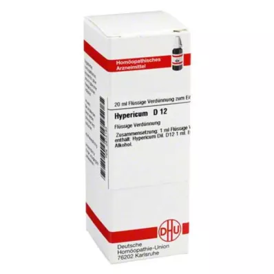 HYPERICUM D 12 Skiedimas, 20 ml