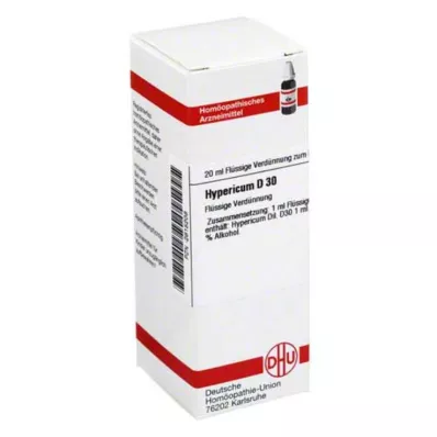 HYPERICUM D 30 Skiedimas, 20 ml HYPERICUM D 30 Skiedimas, 20 ml