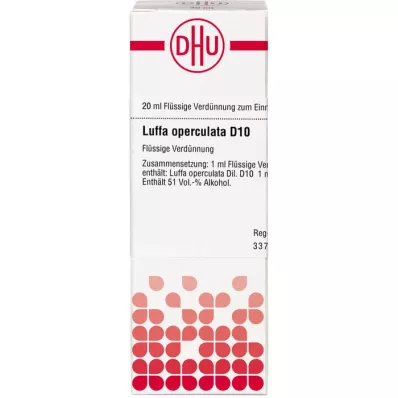 LUFFA OPERCULATA D 10 skiedimas, 20 ml LUFFA OPERCULATA D 10 skiedimas, 20 ml