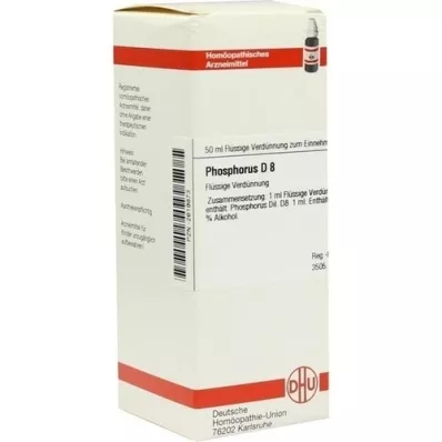 PHOSPHORUS D 8 Skiedimas, 50 ml