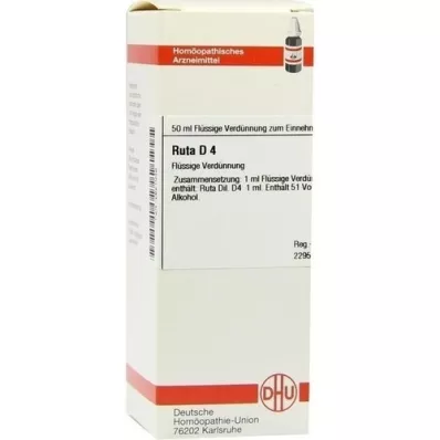 RUTA D 4 skiedimas, 50 ml RUTA D 4 skiedimas, 50 ml
