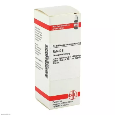 RUTA D 8 Skiedimas, 20 ml RUTA D 8 Skiedimas, 20 ml