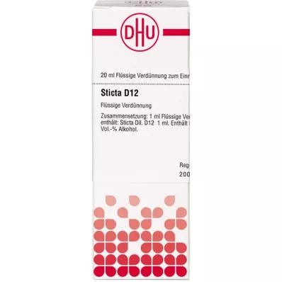 STICTA D 12 Skiedimas, 20 ml STICTA D 12 Skiedimas, 20 ml