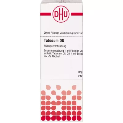 TABACUM D 8 Skiedimas, 20 ml TABACUM D 8 Skiedimas, 20 ml