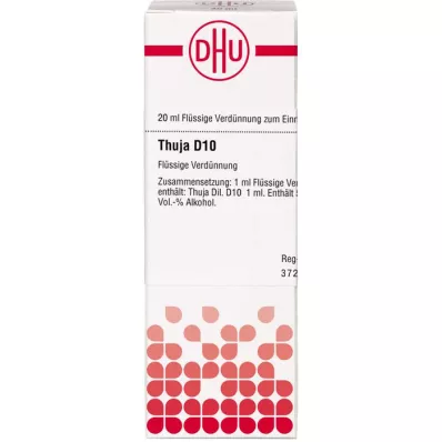 THUJA D 10 skiedimas, 20 ml