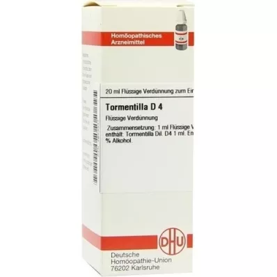 TORMENTILLA D 4 skiedimas, 20 ml