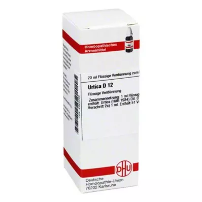 URTICA D 12 Skiedimas, 20 ml URTICA D 12 Skiedimas, 20 ml