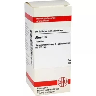 ALOE D 6 tabletės, 80 vnt ALOE D 6 tabletės, 80 vnt