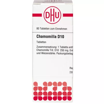 CHAMOMILLA D 10 tablečių, 80 vnt CHAMOMILLA D 10 tablečių, 80 vnt
