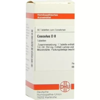 COCCULUS D 8 tabletės, 80 vnt COCCULUS D 8 tabletės, 80 vnt