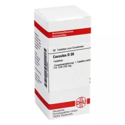 COCCULUS D 30 tablečių, 80 vnt