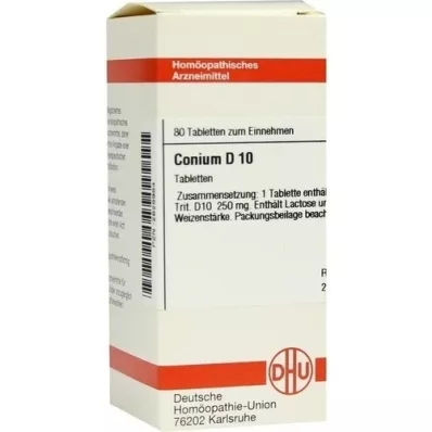 CONIUM D 10 tablečių, 80 vnt CONIUM D 10 tablečių, 80 vnt