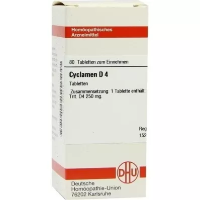 CYCLAMEN D 4 tabletės, 80 vnt