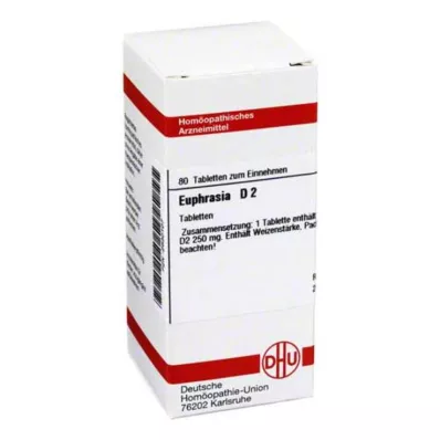EUPHRASIA D 2 tabletės, 80 vnt EUPHRASIA D 2 tabletės, 80 vnt