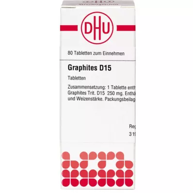 GRAPHITES D 15 tablečių, 80 vnt GRAPHITES D 15 tablečių, 80 vnt