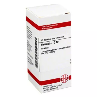 HYDRASTIS D 12 tablečių, 80 vnt HYDRASTIS D 12 tablečių, 80 vnt