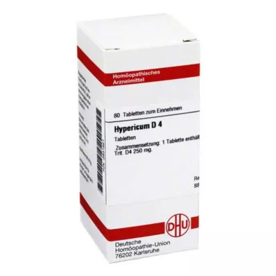 HYPERICUM D 4 tabletės, 80 vnt