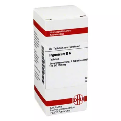 HYPERICUM D 6 tabletės, 80 vnt HYPERICUM D 6 tabletės, 80 vnt