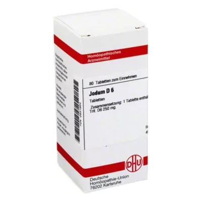 JODUM D 6 tabletės, 80 vnt JODUM D 6 tabletės, 80 vnt