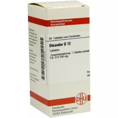 OLEANDER D 12 tablečių, 80 vnt