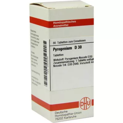 PYROGENIUM D 30 tablečių, 80 vnt PYROGENIUM D 30 tablečių, 80 vnt