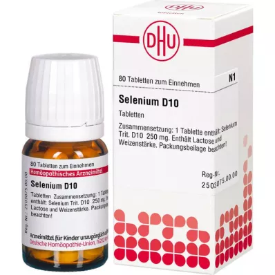 SELENIUM D 10 tablečių, 80 vnt