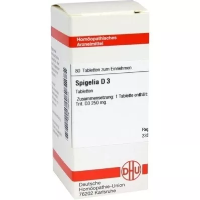 SPIGELIA D 3 tabletės, 80 vnt SPIGELIA D 3 tabletės, 80 vnt