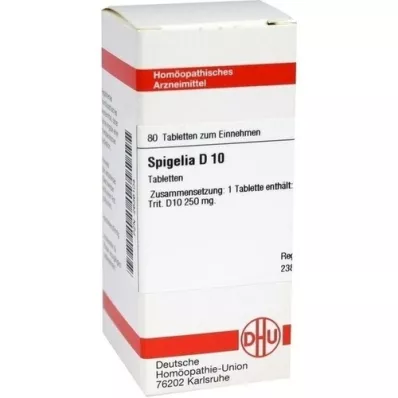 SPIGELIA D 10 tablečių, 80 vnt
