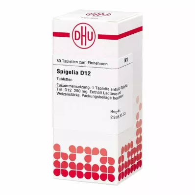 SPIGELIA D 12 tablečių, 80 vnt SPIGELIA D 12 tablečių, 80 vnt