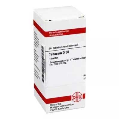 TABACUM D 30 tablečių, 80 vnt