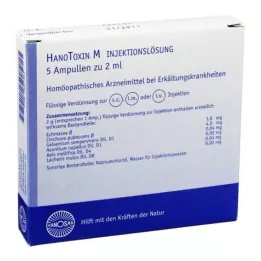 HANOTOXIN M injekcinis tirpalas, 5X2 ml