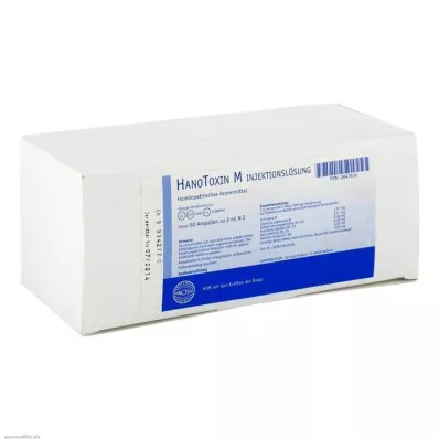 HANOTOXIN M injekcinis tirpalas, 50X2 ml