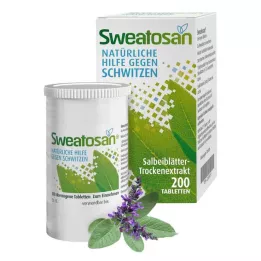 SWEATOSAN dengtos tabletės, 200 vnt