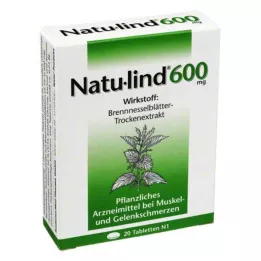NATULIND 600 mg dengtos tabletės, 20 vnt