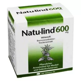NATULIND 600 mg dengtos tabletės, 100 vnt