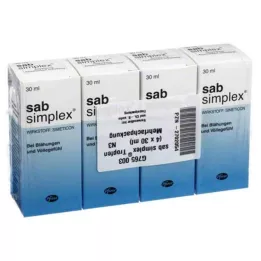 SAB simplex geriamoji suspensija, 4X30 ml