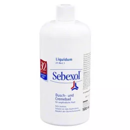 SEBEXOL Skysta dušo ir kremo vonelė, 500 ml